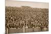 Saturday Football Crowd-null-Mounted Photographic Print