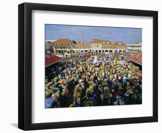 Saturday Market, St. Georges, Grenada, Windward Islands, West Indies, Caribbean, Central America-Sylvain Grandadam-Framed Photographic Print