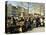 Saturday Market, Ville Basse, Carcassonne, Aude, Languedoc, France-Ken Gillham-Stretched Canvas