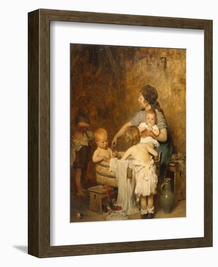 Saturday Night, 1876-Gustav Laeverenz-Framed Giclee Print