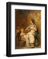 Saturday Night, 1876-Gustav Laeverenz-Framed Giclee Print