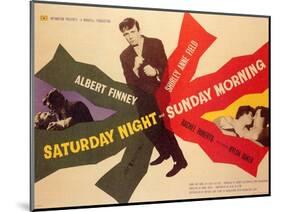 Saturday Night and Sunday Morning, 1961-null-Mounted Art Print