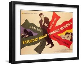 Saturday Night and Sunday Morning, 1961-null-Framed Art Print