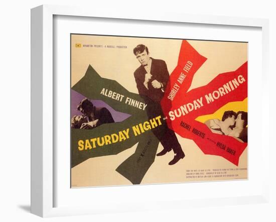 Saturday Night and Sunday Morning, 1961-null-Framed Art Print