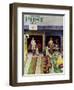 "Saturday Rain" Saturday Evening Post Cover, April 25, 1959-Earl Mayan-Framed Giclee Print