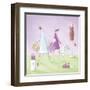 Saturday Shoppers-Jo Parry-Framed Giclee Print