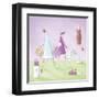 Saturday Shoppers-Jo Parry-Framed Giclee Print