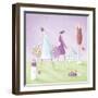 Saturday Shoppers-Jo Parry-Framed Giclee Print