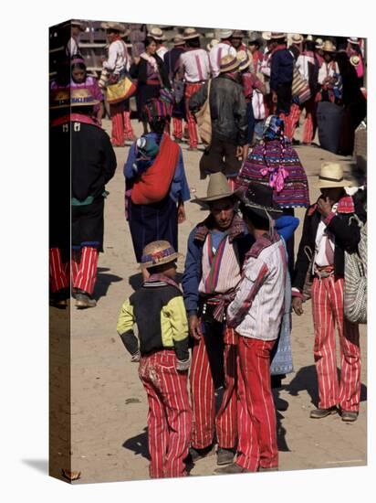 Saturday, the Weekly Market, Todos Santos, Guatemala, Central America-Upperhall-Stretched Canvas