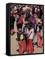 Saturday, the Weekly Market, Todos Santos, Guatemala, Central America-Upperhall-Framed Stretched Canvas