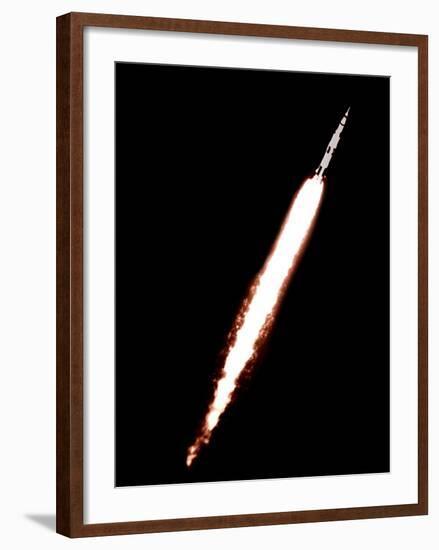 Saturn 5 Test Launch-null-Framed Photographic Print