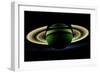 Saturn and its Rings, Cassini Image-null-Framed Photographic Print