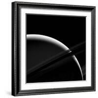 Saturn and its Rings, Cassini Image-null-Framed Photographic Print