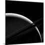 Saturn and its Rings, Cassini Image-null-Mounted Photographic Print