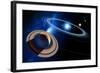 Saturn And Solar System-Detlev Van Ravenswaay-Framed Premium Photographic Print