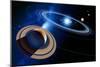 Saturn And Solar System-Detlev Van Ravenswaay-Mounted Photographic Print