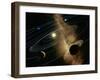 Saturn And Solar System-Detlev Van Ravenswaay-Framed Photographic Print