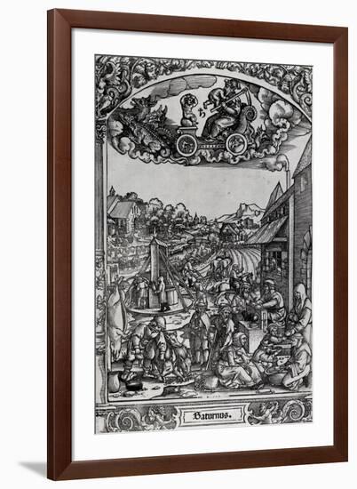 Saturn, C. 15th-null-Framed Giclee Print