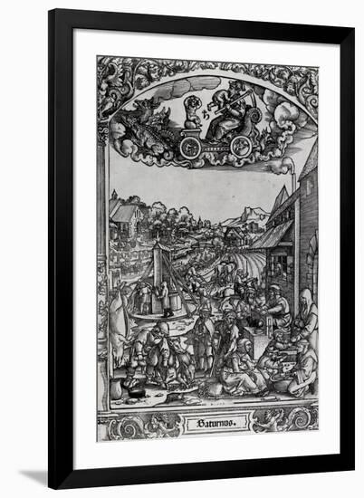 Saturn, C. 15th-null-Framed Giclee Print