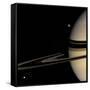 Saturn, Cassini Image-null-Framed Stretched Canvas