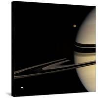 Saturn, Cassini Image-null-Stretched Canvas