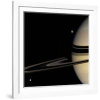 Saturn, Cassini Image-null-Framed Photographic Print