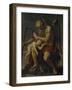 Saturn Cutting Off Cupid?S Wings with a Scythe, 1802-Ivan Akimovich Akimov-Framed Giclee Print