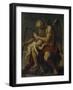 Saturn Cutting Off Cupid?S Wings with a Scythe, 1802-Ivan Akimovich Akimov-Framed Giclee Print