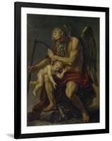 Saturn Cutting Off Cupid?S Wings with a Scythe, 1802-Ivan Akimovich Akimov-Framed Giclee Print