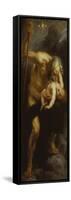 Saturn Devouring Child 1636-40 180 X 87Cm-Peter Paul Rubens-Framed Stretched Canvas