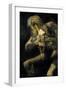 Saturn Devouring His Son. 1820-1823-Francisco de Goya-Framed Art Print