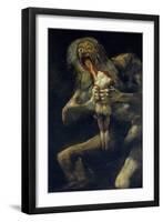 Saturn Devouring His Son-Francisco de Goya-Framed Premium Giclee Print