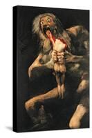 Saturn Devouring One of His Children, 1821-23-Francisco de Goya-Stretched Canvas