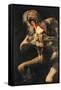 Saturn Devouring One of His Children, 1821-23-Francisco de Goya-Framed Stretched Canvas