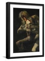 Saturn Evouring One of His Sons, 1820-1823, Spanish School-Francisco de Goya-Framed Giclee Print