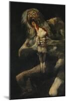 Saturn Evouring One of His Sons, 1820-1823, Spanish School-Francisco de Goya-Mounted Giclee Print