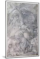 Saturn, from 'The Planets' a Series of Window Designs-Edward Burne-Jones-Mounted Giclee Print