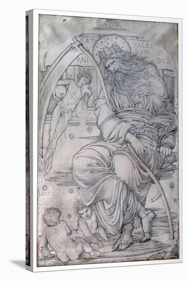 Saturn, from 'The Planets' a Series of Window Designs-Edward Burne-Jones-Stretched Canvas