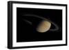 Saturn in Natural Color-null-Framed Giclee Print
