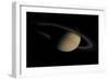 Saturn in Natural Color-null-Framed Giclee Print