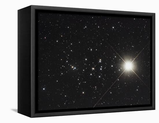 Saturn in the Beehive Star Cluster-null-Framed Stretched Canvas