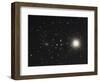 Saturn in the Beehive Star Cluster-null-Framed Photographic Print