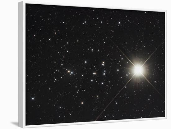 Saturn in the Beehive Star Cluster-null-Framed Photographic Print