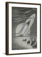 Saturn Like a Setting Sun-null-Framed Giclee Print