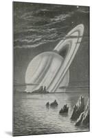 Saturn Like a Setting Sun-null-Mounted Giclee Print