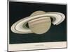 Saturn Observed by L. Trouvelot from a French Observatory-null-Mounted Premium Photographic Print
