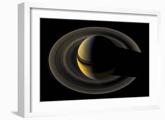 Saturn on the Final Frontier-null-Framed Giclee Print