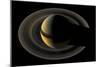 Saturn on the Final Frontier-null-Mounted Giclee Print
