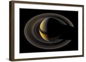 Saturn on the Final Frontier-null-Framed Giclee Print