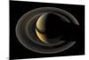 Saturn on the Final Frontier-null-Mounted Giclee Print